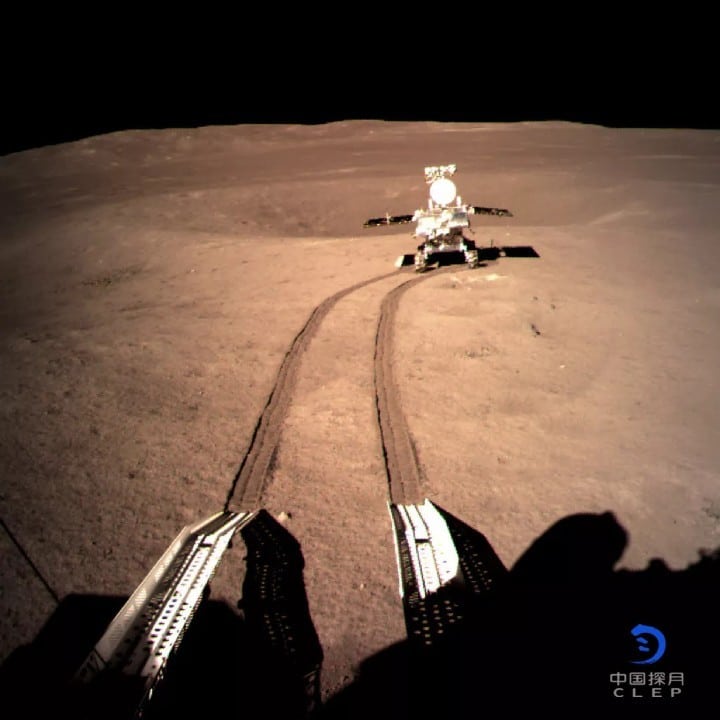 Chinese Lunar Lander on the Moon